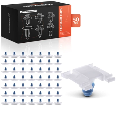 50 Pcs 10mm Nylon Door Moulding Clip Fastener