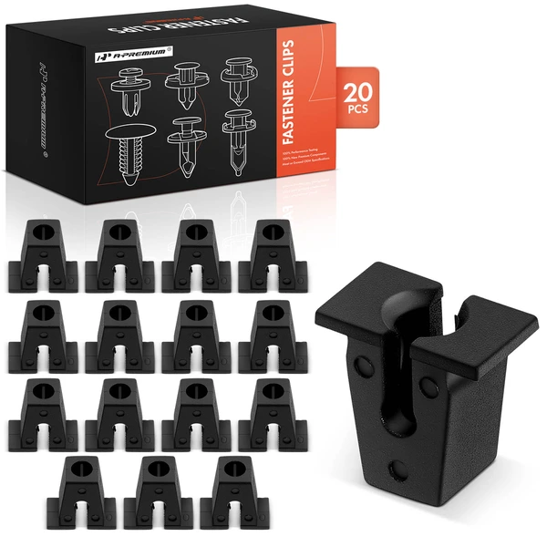 20 Pcs Nylon Black Screw Grommet A-Premium APRCF1002