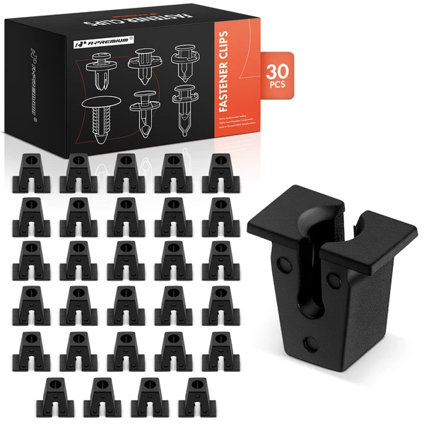 30 Pcs Nylon Black Screw Grommet A-Premium APRCF1003