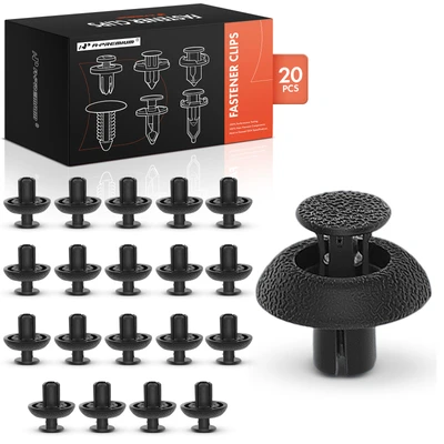 20 Pcs 7mm Nylon Radiator Support & Engine Cover Clips