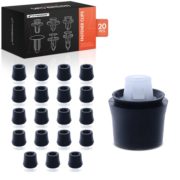 1993-1997 2014-2018 Toyota Corolla 20 Pcs Nylon & Rubber Front Door Rubber Bumper Cushion A-Premium APRCF2075