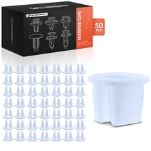 50 Pcs 16mm Nylon Front Door Trim Grommet Retainer Clips