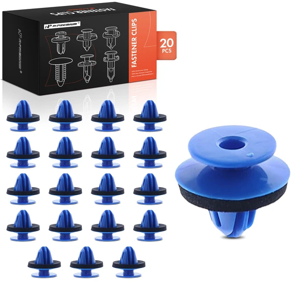 20 Pcs Nylon Blue Door Panel Retainer Clip A-Premium APRCF2087