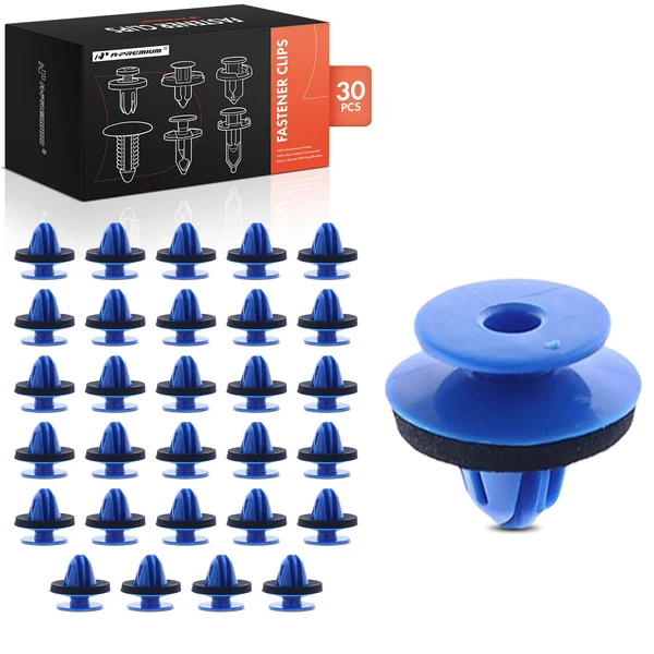 2015-2018 Audi Q3 Quattro 30 Pcs Nylon Blue Door Panel Retainer Clip A-Premium APRCF2088