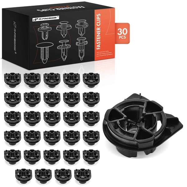 2017-2018 Audi A4 Quattro 30 Pcs Nylon Black Door Trim Panel Retainer Clip A-Premium APRCF2118