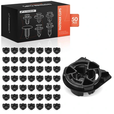 50 Pcs 25mm x 26mm Nylon Door Trim Panel Retainer Clip