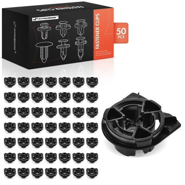 2016-2018 Audi TT Quattro 50 Pcs Nylon Black Door Trim Panel Retainer Clip A-Premium APRCF2119