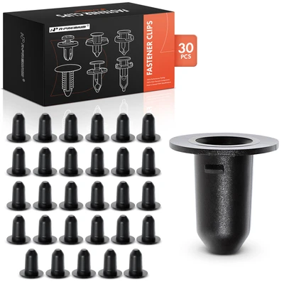 30 Pcs 15mm Nylon Wheel Well Opening Grommet Retainer Clips