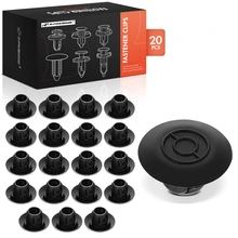 2010-2024 Toyota 4Runner 20 Pcs 14mm Nylon Black Rocker Molding Retainer A-Premium APRCF2141