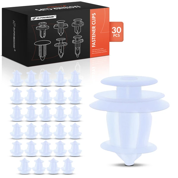 2013-2018 Toyota RAV4 30 Pcs Nylon White Door Panel Retainer Clip A-Premium APRCF2145