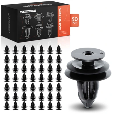 50 Pcs 9.3mm Rear Bumper Garnish Retainer Reflector Panel Clips