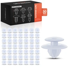 2014-2018 Toyota Tundra 50 Pcs Nylon White Rear Bumper Step Pad Clip A-Premium APRCF2176