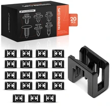 20 Pcs 13mm X 20mm Nylon Cowl Grille Retainer Clip