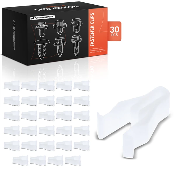 2001-2005 Mazda Miata 30 Pcs Nylon White Instrument & Side Panel Clip A-Premium APRCF2187