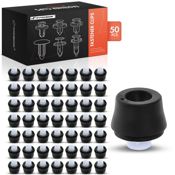 2011-2016 Scion tC 50 Pcs Nylon & Rubber Black Rear Door Rubber Bumper A-Premium APRCF2206