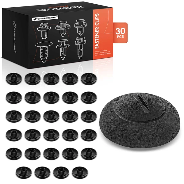 2013-2018 Hyundai Santa Fe Sport 30 Pcs Nylon Black Rear Fender Liner Plug Retainer Clip A-Premium APRCF2241