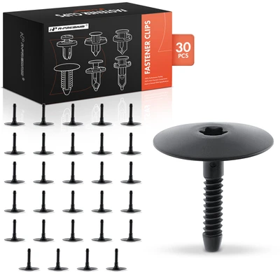 30 Pcs 4mm Nylon Fender Bumper Retainer Clips