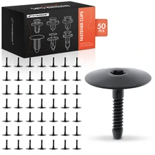 50 Pcs 4mm Nylon Fender Bumper Retainer Clips