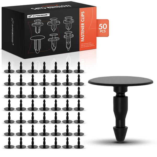 2005-2023 Honda Odyssey 50 Pcs Nylon Black Inner Fender Wheel Well Retainer A-Premium APRCF2269