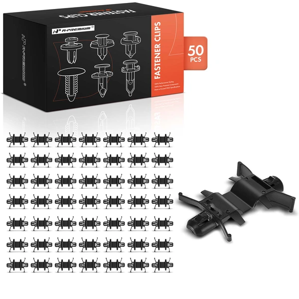 2009-2015 Honda Pilot 50 Pcs 7mm Nylon Black Hood Release Cable Clip A-Premium APRCF2281