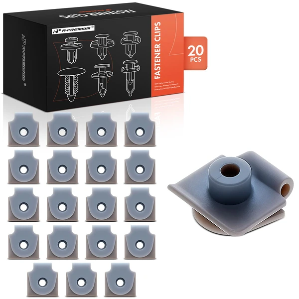 2014-2017 Mazda 6 20 Pcs Nylon Gray Front Bumper Retainer A-Premium APRCF2282