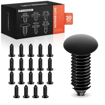 20 Pcs 8mm Nylon Seat Back Panel Retainer Clips