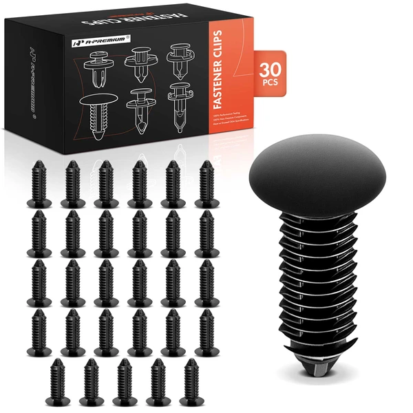 1999-2000 BMW 328i 30 Pcs Nylon Black Seat Back Panel Clip A-Premium APRCF2289