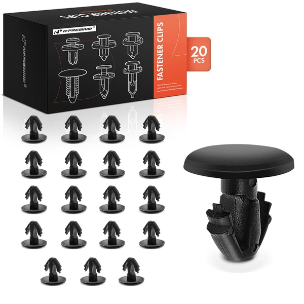 2015-2021 Ford Edge 20 Pcs Nylon Black Weatherstrip Retainer Clip A-Premium APRCF2312