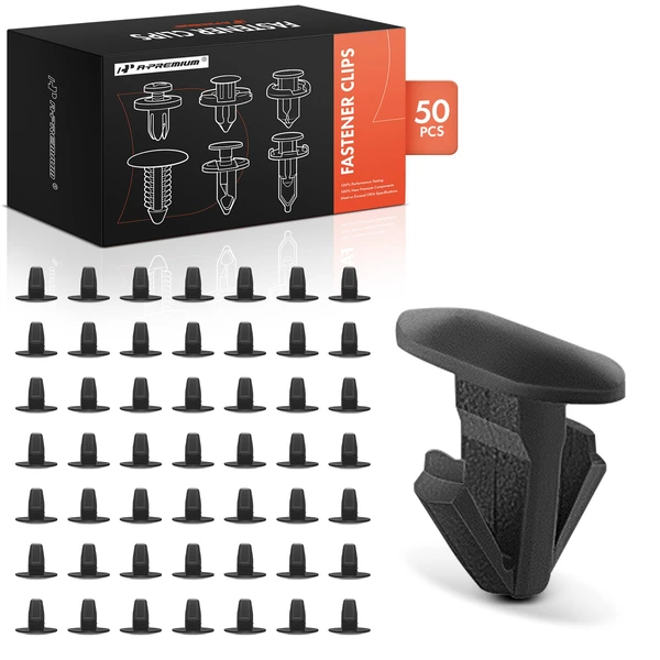 2017-2021 Honda Clarity 50 Pcs Nylon Black Weatherstrip Retainer Clip A-Premium APRCF2317