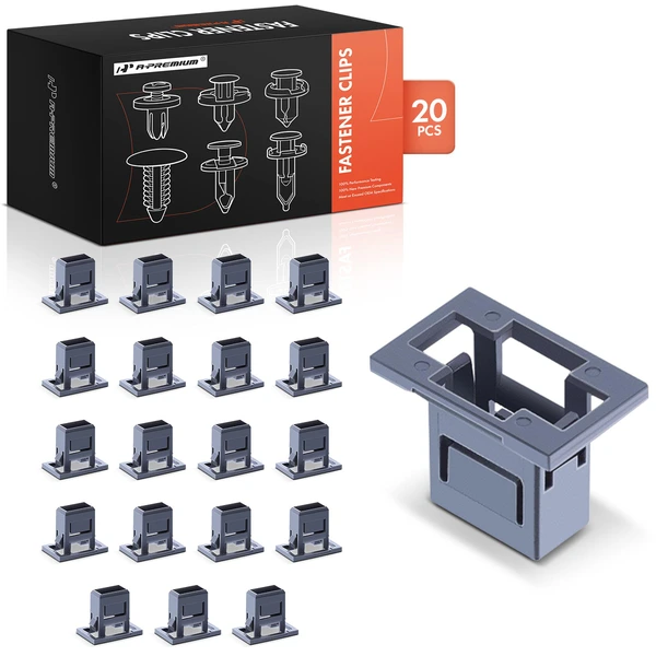 20 Pcs Nylon Gray Engine Cover Grommet A-Premium APRCF2360