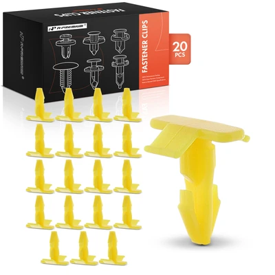 20 Pcs 6mm Nylon Body Panel Retainer Clips