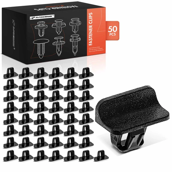 2015-2019 Chevrolet Silverado 2500 HD 50 Pcs Nylon Black Bumper Molding Clip A-Premium APRCF2416