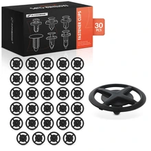 2010-2015 2017-2019 Nissan TITAN 30 Pcs Nylon Black Hood Insulation Retainer A-Premium APRCF2433