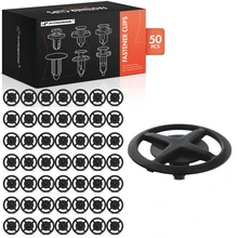2010-2015 2017-2019 Nissan TITAN 50 Pcs Nylon Black Hood Insulation Retainer A-Premium APRCF2434