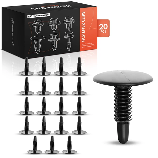 2005-2007 Mercury Montego 20 Pcs Nylon Black Panel Trim Retainer A-Premium APRCF2438