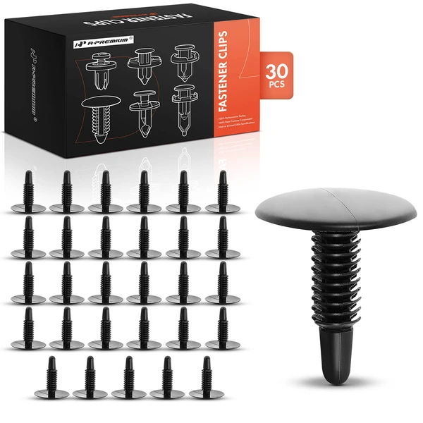 2005-2007 Mercury Montego 30 Pcs Nylon Black Panel Trim Retainer A-Premium APRCF2439