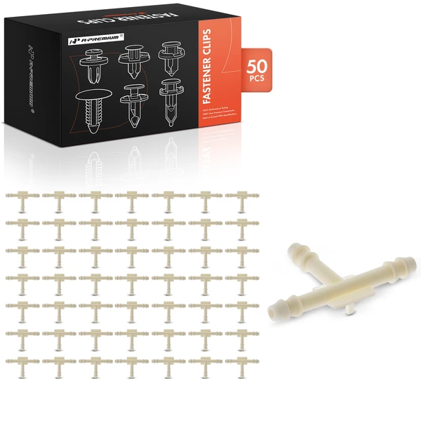 2005-2006 GMC Sierra 1500 HD 50 Pcs Nylon White Tee Connector Retainer Clip A-Premium APRCF2455
