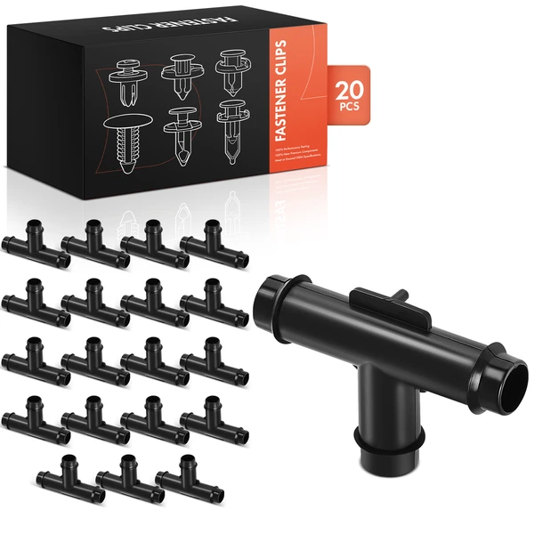 1993-1996 Oldsmobile Silhouette 20 Pcs Nylon Black Tee Connector Hose Vacuum A-Premium APRCF2459