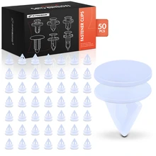 2019-2021 Chevrolet Silverado 2500 HD 50 Pcs Nylon White Door Trim Applique Clip A-Premium APRCF2524