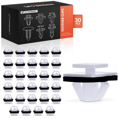 30 Pcs 11mm Nylon Front Hood Moulding Fastener Clips with Sealer