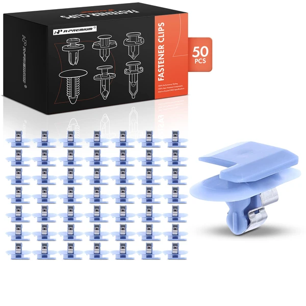 2008 Saturn Astra 50 Pcs Nylon Blue Windshield Pillar & Interior & Trunk Trim Retainer Clip A-Premium APRCF1654