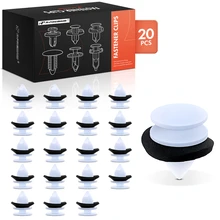 20 Pcs 11mm Nylon Moulding Retainer Clips with Sealer