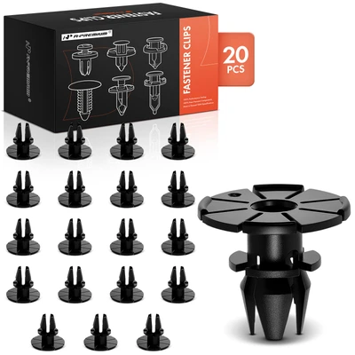 20 Pcs 14mm Nylon Rocker Moulding & Door Sill Spacer Cover Retainer Clips