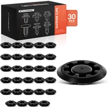 2018-2021 Toyota Camry 30 Pcs 22mm Nylon Black Hole Plug Retainer Clip A-Premium APRCF1740