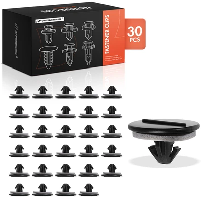 30 Pcs 9mm Nylon Front Fender Retainer Clips with Sealer