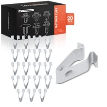 2001-2005 2009-2014 Volkswagen Jetta 20 Pcs Zinc Silver Door Trim Retainer Clip A-Premium APRCF1766