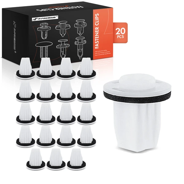 20 Pcs Nylon White Screw Grommet A-Premium APRCF1769