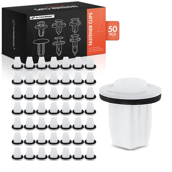 2014-2020 INFINITI QX60 50 Pcs Nylon White Screw Grommet A-Premium APRCF1771