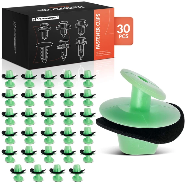 2016-2020 Lexus RC300 30 Pcs Nylon Green Rear Lamp Retainer Clip A-Premium APRCF1782