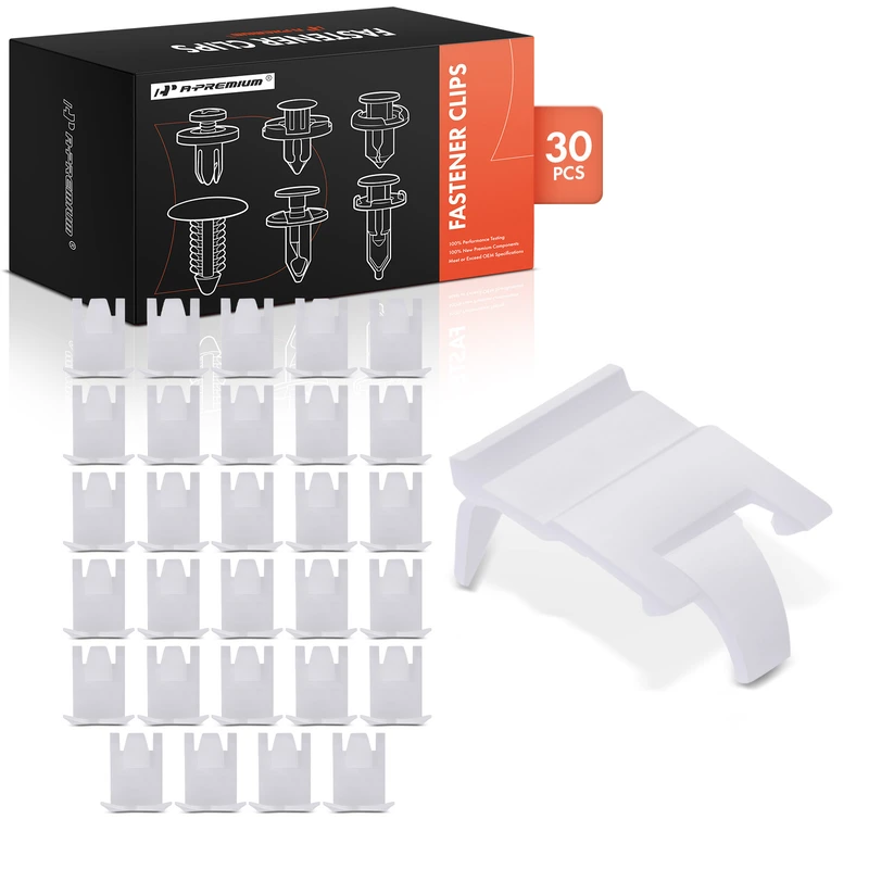 2001-2005 Hyundai Elantra 30 Pcs Nylon White Belt Molding Weatherstrip Retainer Clip A-Premium APRCF1788